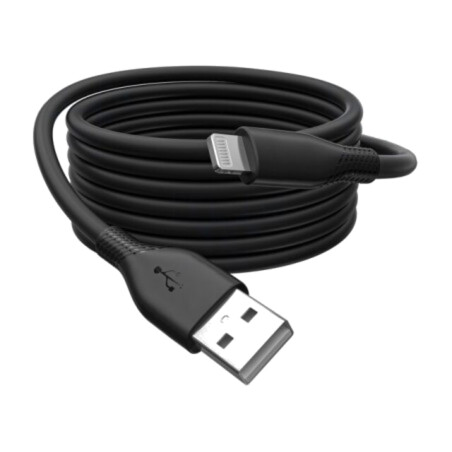 Cablu; USB 2.0; mufă Apple Lightning,USB A mufă; nichelat; 1m
