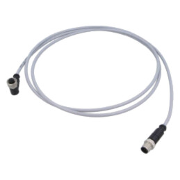 Cablu: pentru senzori/automatizări; PIN: 4; mufă; PVC; 2m