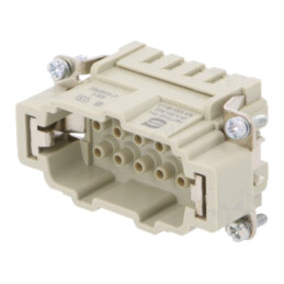 Conector: HDC; inserturi de contact; tată; 16A; 830V; Han Hv E®