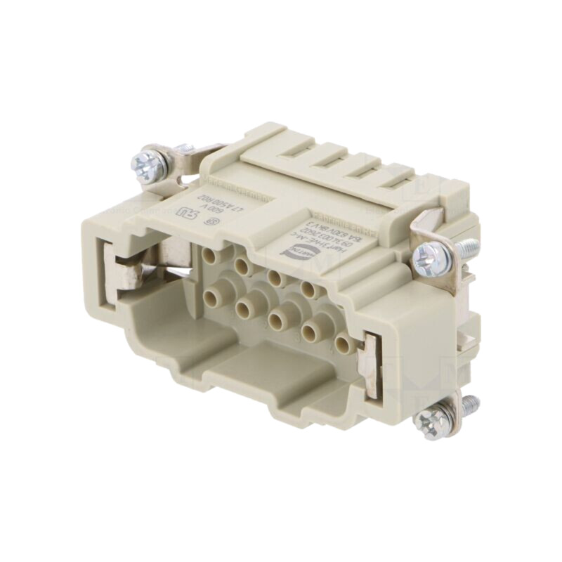 Conector: HDC; inserturi de contact; tată; 16A; 830V; Han Hv E® Conector: HDC; inserturi de contact; tată; 16A; 830V; Han Hv E®