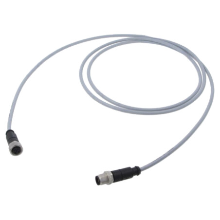 Cablu: pentru senzori/automatizări; PIN: 4; mufă; PVC; 2m