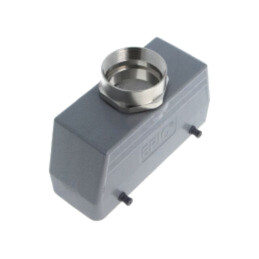 Enclosure for connectors: HDC; size H-B 24; for cable; straight
