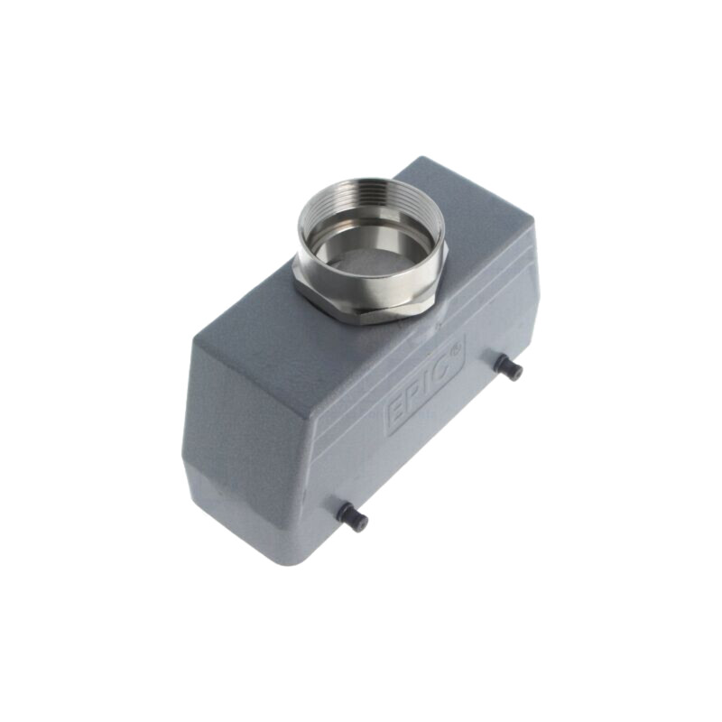 Enclosure for connectors: HDC; size H-B 24; for cable; straight Enclosure for connectors: HDC; size H-B 24; for cable; straight
