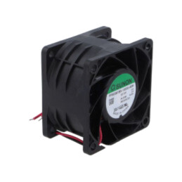 Ventilator: DC; axial; 12VDC; 60x60x38mm; 127,8m3/h; 73,1dBA; bilă
