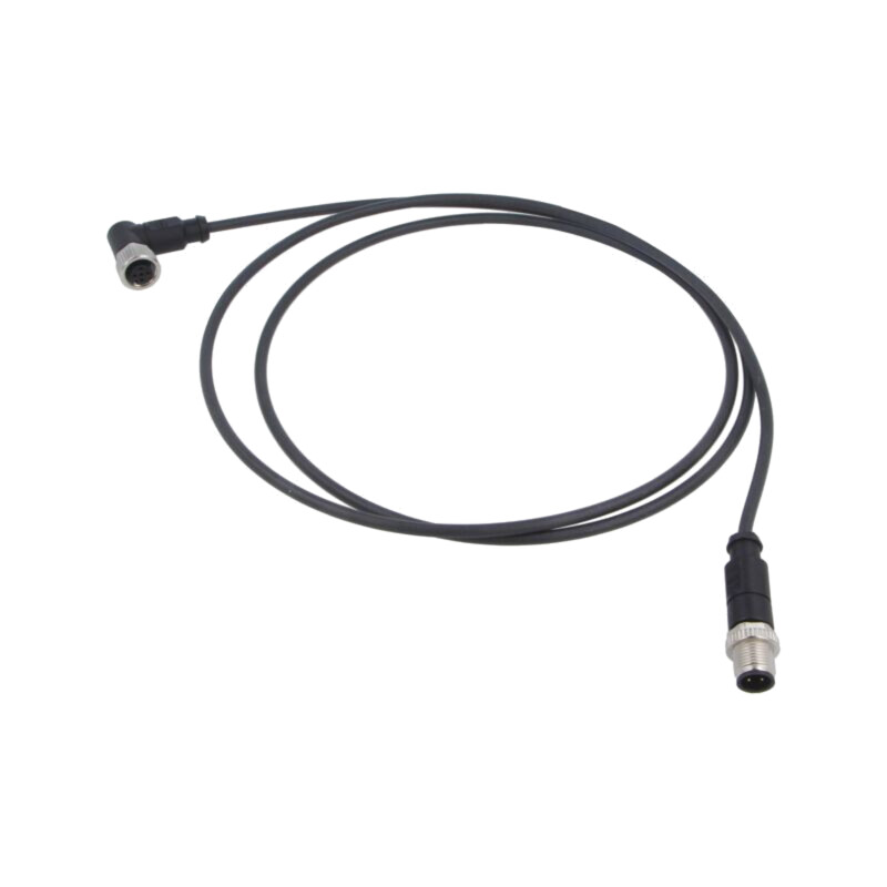 Cablu: pentru senzori/automatizări; PIN: 4; mufă; PUR; 1,5m Cablu: pentru senzori/automatizări; PIN: 4; mufă; PUR; 1,5m