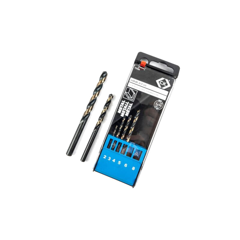 Set de burghie; pt.metal; oţel rapid cu cobalt HSS-Co; metal Set de burghie; pt.metal; oţel rapid cu cobalt HSS-Co; metal