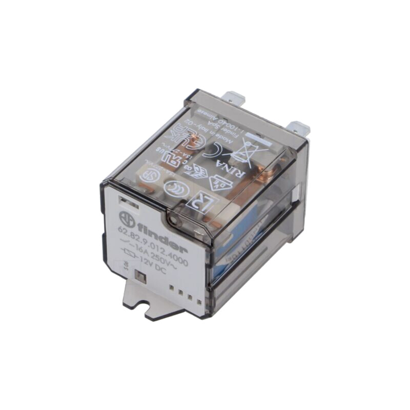 Releu: electromagnetic de putere; DPDT; Ubobină: 12VDC; 62.82 Releu: electromagnetic de putere; DPDT; Ubobină: 12VDC; 62.82