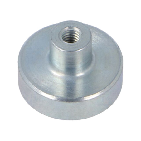 Magnet: fix; samariu, cobalt; 90N; Ø: 20mm; H: 13mm; oţel