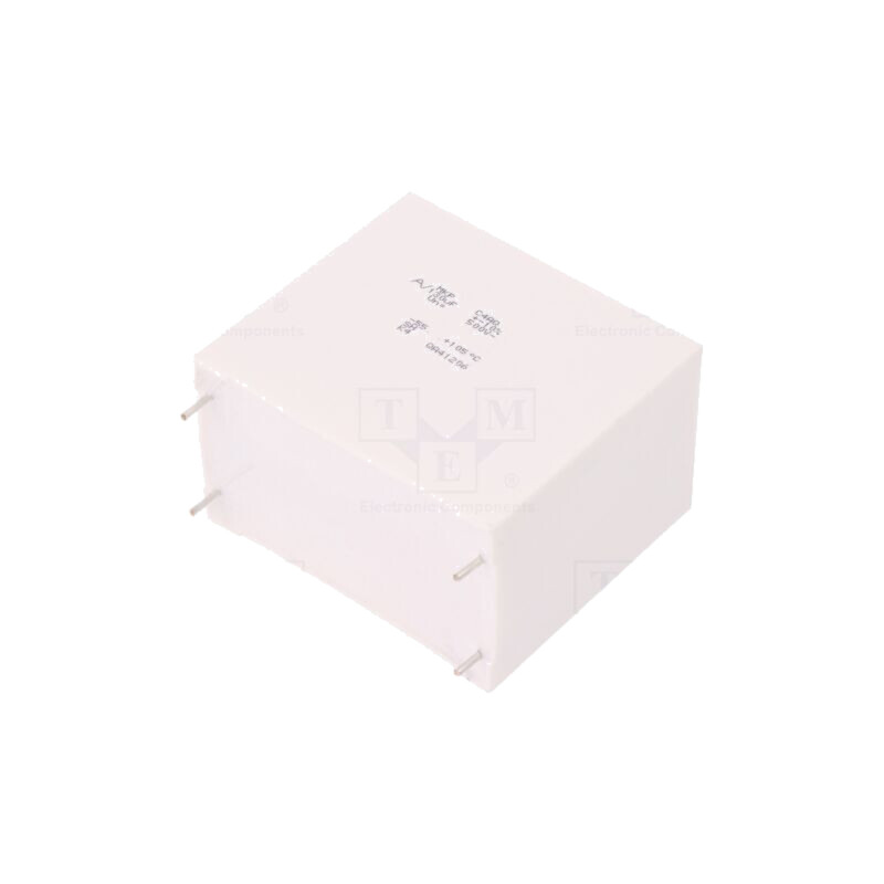 Condensator: cu polipropilenă; DC-Link; 130uF; THT; ESR: 2,4mΩ Condensator: cu polipropilenă; DC-Link; 130uF; THT; ESR: 2,4mΩ