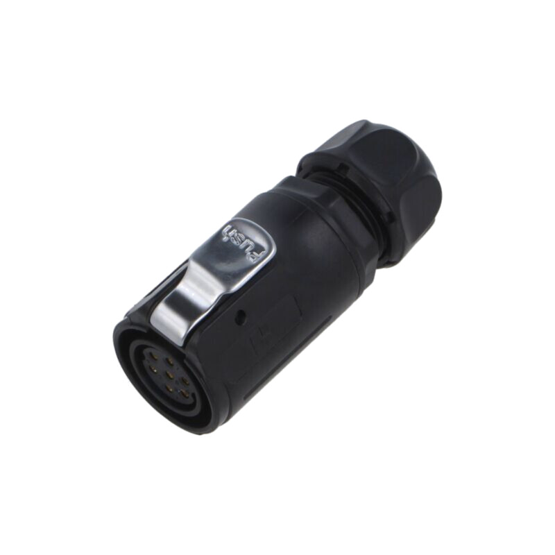 Conector: circular; mufă; mamă; 02; 12A; 500V; PIN: 7; IP67; drept Conector: circular; mufă; mamă; 02; 12A; 500V; PIN: 7; IP67; drept