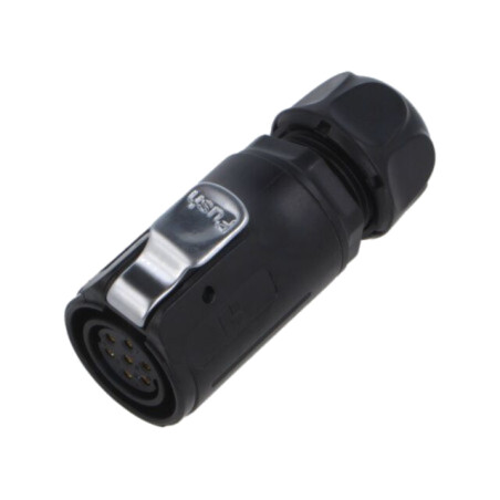 Conector: circular; mufă; mamă; 02; 12A; 500V; PIN: 7; IP67; drept