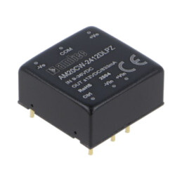 Convertor: DC/DC; 20W; Uintr: 9÷36VDC; Uieş: 12VDC; Uieş2: -12VDC