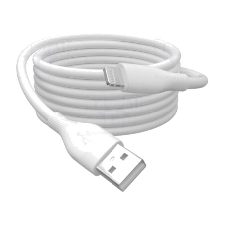 Cablu; USB 2.0; mufă Apple Lightning,USB A mufă; nichelat; 0,5m