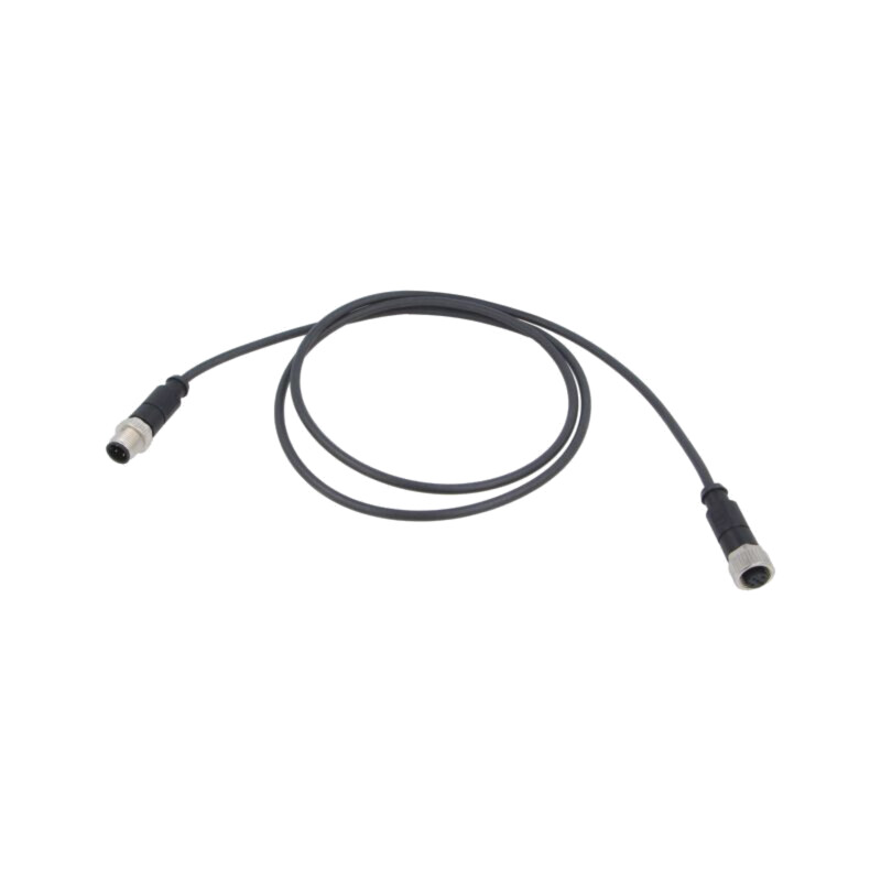 Cablu: pentru senzori/automatizări; PIN: 4; mufă; PUR; 1,2m