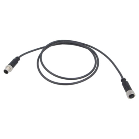 Cablu: pentru senzori/automatizări; PIN: 4; mufă; PUR; 1,2m