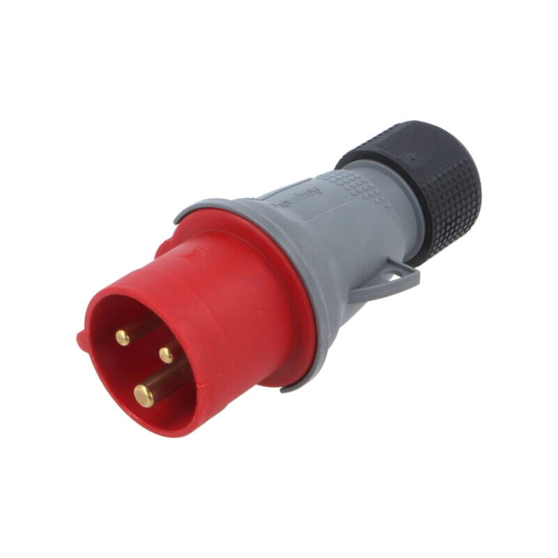 Conector: alimentare AC trifazate; IP&S; 16A; 415V; mufă; tată Conector: alimentare AC trifazate; IP&S; 16A; 415V; mufă; tată