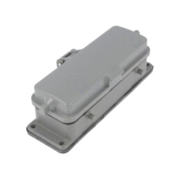 Enclosure for connectors: HDC; size 8; for double latch; HDC