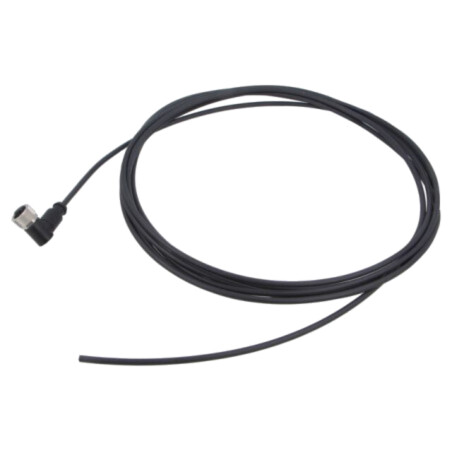 Conector: M12; mufă; mamă; PIN: 3; în unghi; cabluri; 5m