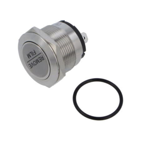 Comutator: anti-vandalism; Poz: 2; SPST; 20A/250VAC; IP67; OFF-ON