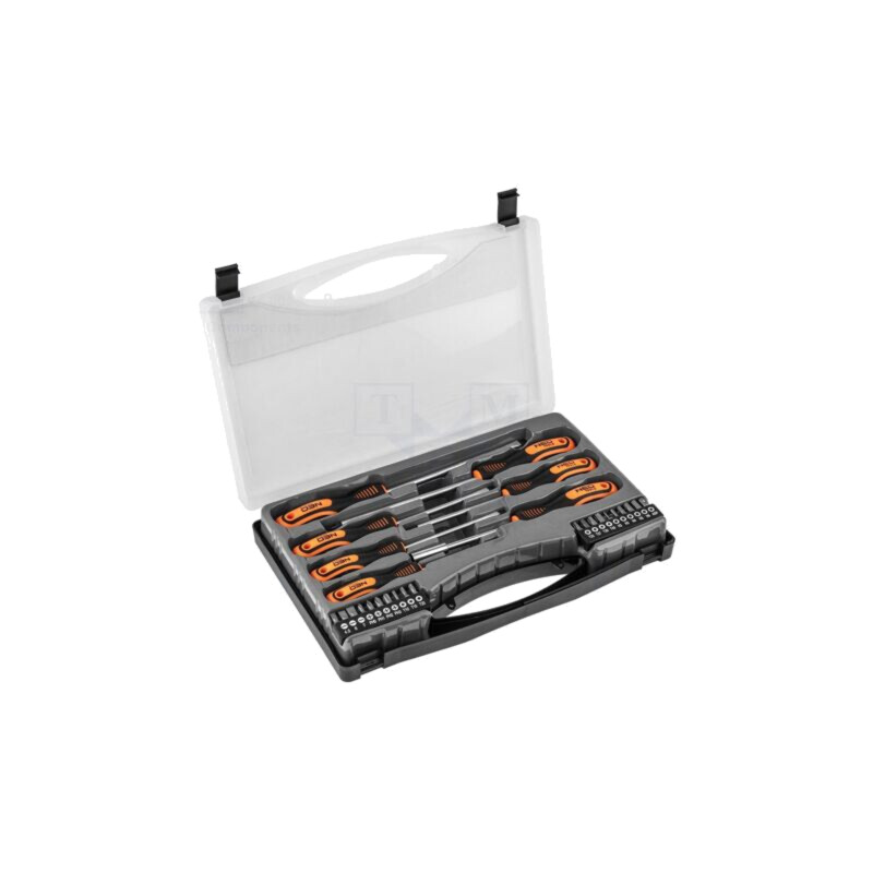 Kit: şurubelniţe; Phillips,plată; PH1,PH2,SL 3,SL 4,SL 5,SL 6,5 Kit: şurubelniţe; Phillips,plată; PH1,PH2,SL 3,SL 4,SL 5,SL 6,5