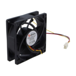 Ventilator: DC; axial; 12VDC; 80x80x25mm; EBR; 3000rot./min; 5buc.