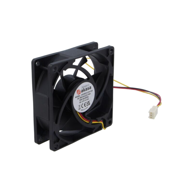 Ventilator: DC; axial; 12VDC; 80x80x25mm; EBR; 3000rot./min; 5buc. Ventilator: DC; axial; 12VDC; 80x80x25mm; EBR; 3000rot./min; 5buc.