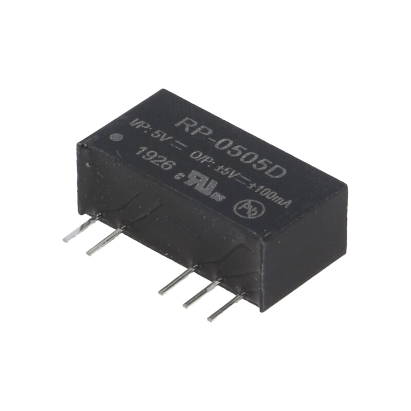 Convertor: DC/DC; 1W; Uintr: 4,5÷5,5VDC; Uieş: 5VDC; Uieş2: -5VDC Convertor: DC/DC; 1W; Uintr: 4,5÷5,5VDC; Uieş: 5VDC; Uieş2: -5VDC