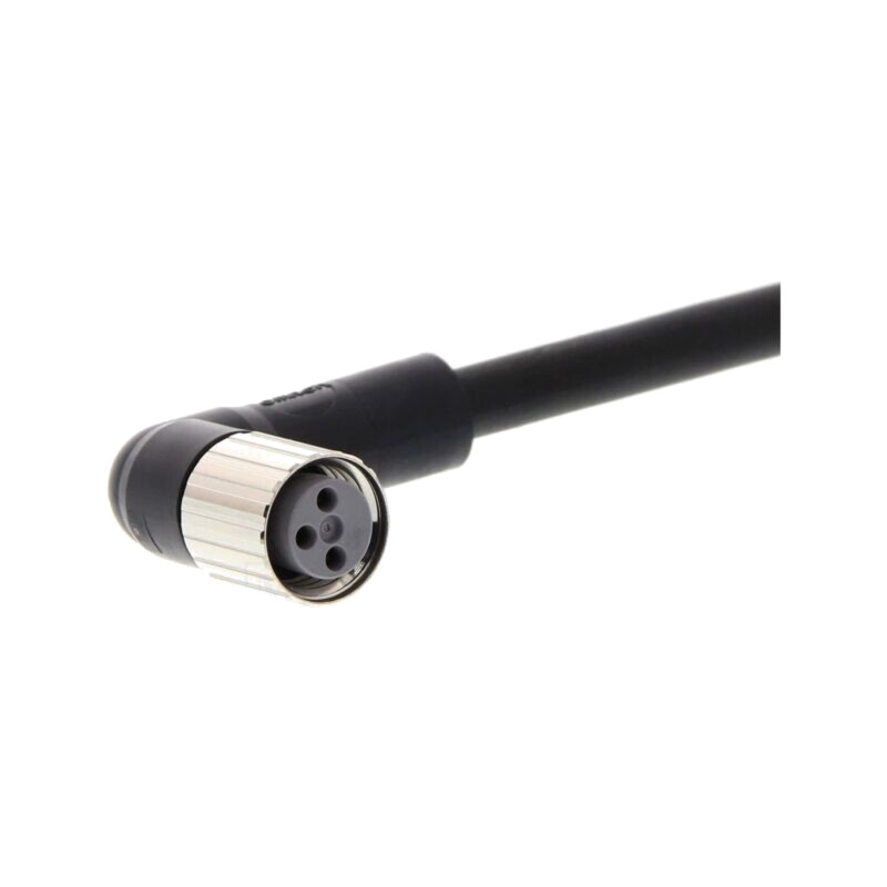 Cablu: pentru senzori/automatizări; M8; PIN: 3; în unghi; 2m; PUR Cablu: pentru senzori/automatizări; M8; PIN: 3; în unghi; 2m; PUR