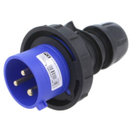 Conector: alimentare AC; mufă; tată; 32A; 250VAC; Shark; IEC 60309