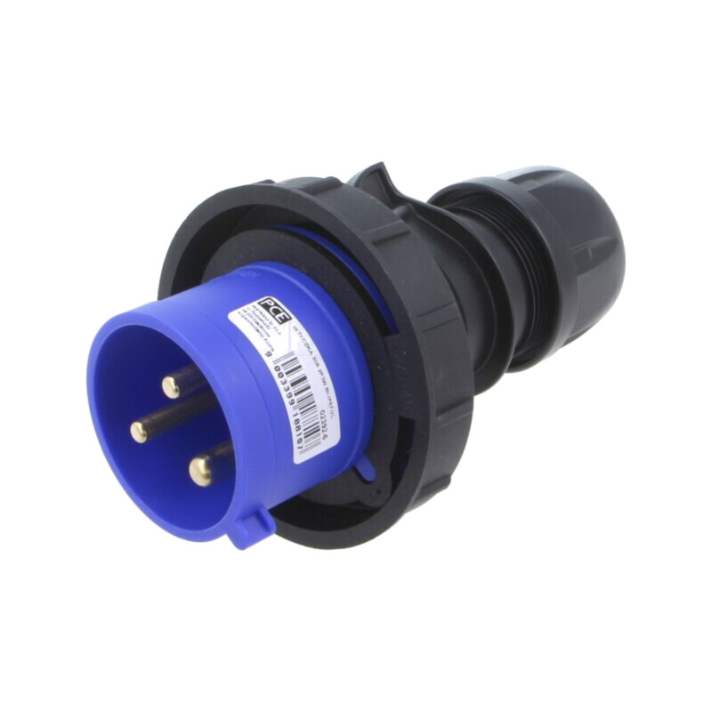 Conector: alimentare AC; mufă; tată; 32A; 250VAC; Shark; IEC 60309 Conector: alimentare AC; mufă; tată; 32A; 250VAC; Shark; IEC 60309