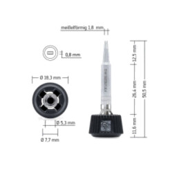 Vârf; tip şurubelniţă; 1,8mm; longlife; pentru staţie de lipit
