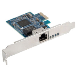 Card extensie PC: PCIe; PCIe,RJ45 soclu; brăţară pe slot; 1Gbps