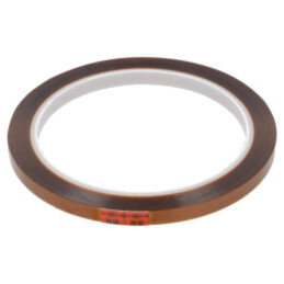 Bandă: electroizolantă; W: 6mm; L: 33m; Thk: 0,076mm; silicon; 55%