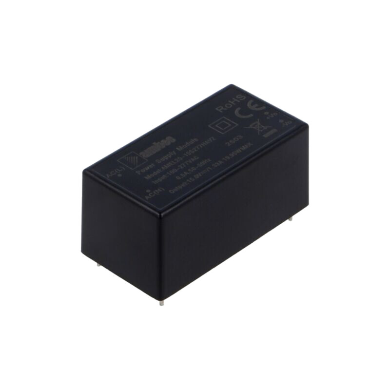 Convertor: AC/DC; 20W; Uintr: 85÷305VAC,100÷430VDC; Uieş: 15VDC Convertor: AC/DC; 20W; Uintr: 85÷305VAC,100÷430VDC; Uieş: 15VDC