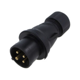 Conector: alimentare AC trifazate; IP&S; 16A; 415V; 415VAC; mufă