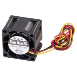 Ventilator: DC; axial; 12VDC; 36x36x28mm; 33m3/h; 58,5dBA; bilă