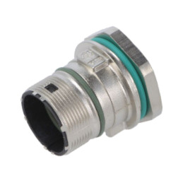 Enclosure for connectors: M23; external thread,threaded joint