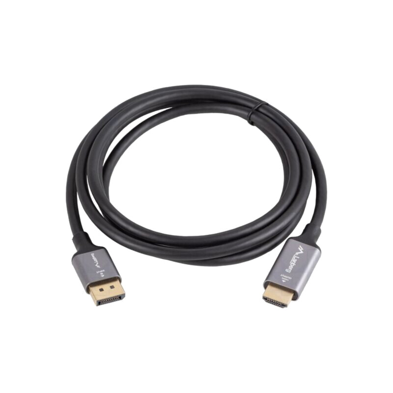 Cablu; DisplayPort mufă,HDMI mufă; PVC; 1,8m; negru; 32AWG Cablu; DisplayPort mufă,HDMI mufă; PVC; 1,8m; negru; 32AWG