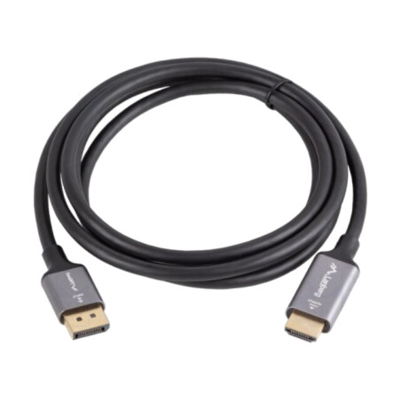 Cablu; DisplayPort mufă,HDMI mufă; PVC; 1,8m; negru; 32AWG