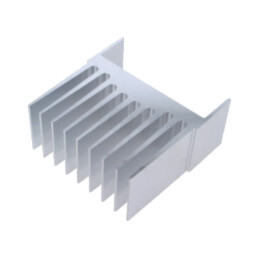 Radiator: extrudat; cu aripioare; aluminiu; L: 50mm; W: 114,2mm