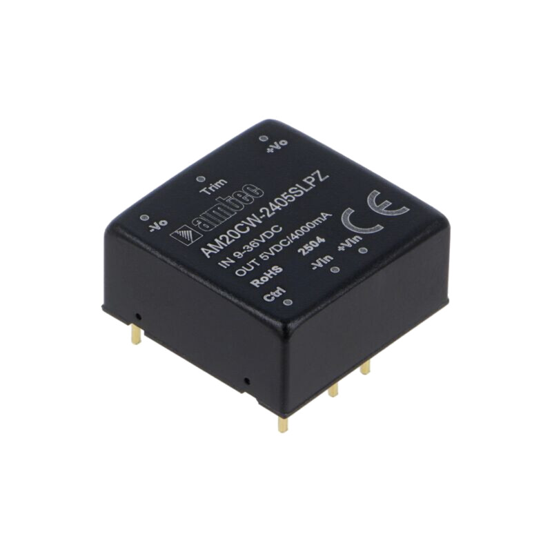 Convertor: DC/DC; 20W; Uintr: 9÷36VDC; Uieş: 5VDC; Iintr: 926mA; THT Convertor: DC/DC; 20W; Uintr: 9÷36VDC; Uieş: 5VDC; Iintr: 926mA; THT