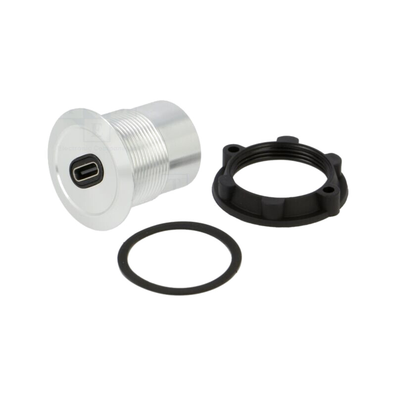 Adaptor; USB C soclu,din ambele părţi; Filet: M22; 1÷10mm Adaptor; USB C soclu,din ambele părţi; Filet: M22; 1÷10mm