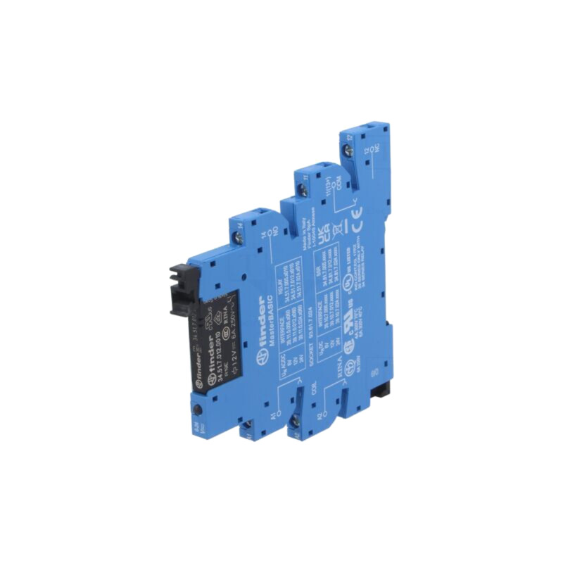 Releu: interfaţă; Ubobină: 12VAC,12VDC; 6A/250VAC; 6A/24VDC; 39.11 Releu: interfaţă; Ubobină: 12VAC,12VDC; 6A/250VAC; 6A/24VDC; 39.11