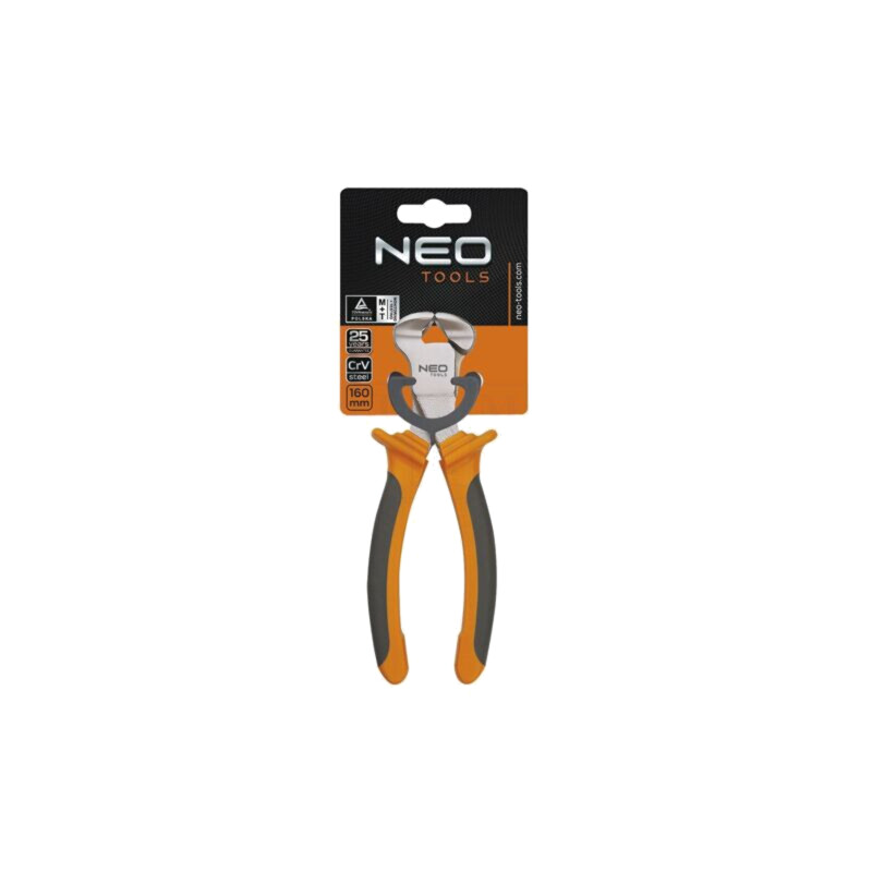 Cleşti; frontali,pt.tăiere; mâner ergonomic bicomponent; 160mm Cleşti; frontali,pt.tăiere; mâner ergonomic bicomponent; 160mm