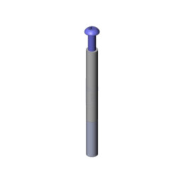 Dispozitiv împingere; Ø: 6mm; înşurubat; L: 60mm; Filet: M4x10
