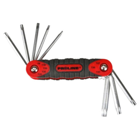 Cheie-set; Torx®; TX9,TX10,TX15,TX20,TX25,TX27,TX30,TX40; 8buc.