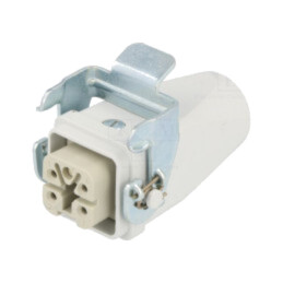 Conector: HDC; soclu; mamă; EPIC KIT; PIN: 5; 23A; 400V; 4+PE; drept
