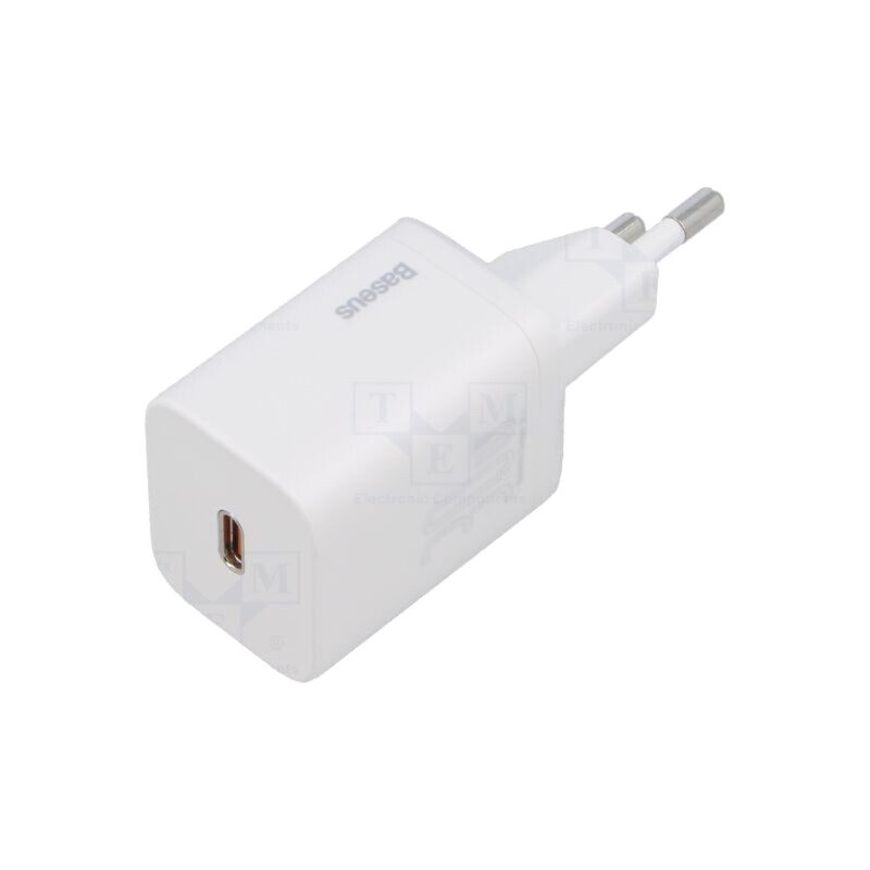 Alimentator: pulsatoriu; alimentare,plug-in; 5÷20VDC; 30W; albă Alimentator: pulsatoriu; alimentare,plug-in; 5÷20VDC; 30W; albă