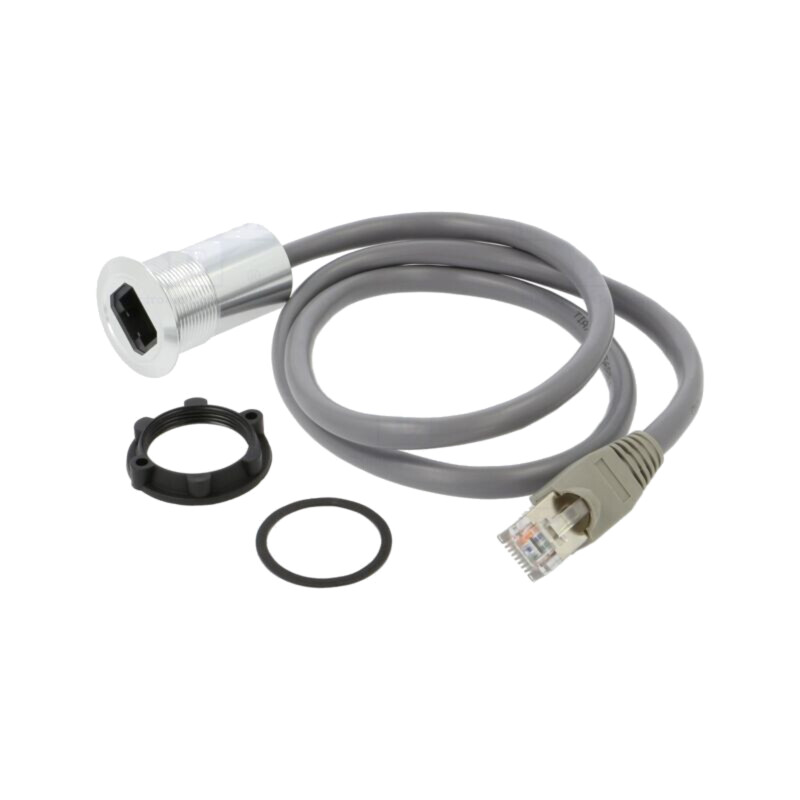 Cablu-adaptor; 0,6m; pt.montare pe panou,piuliţa din spate Cablu-adaptor; 0,6m; pt.montare pe panou,piuliţa din spate