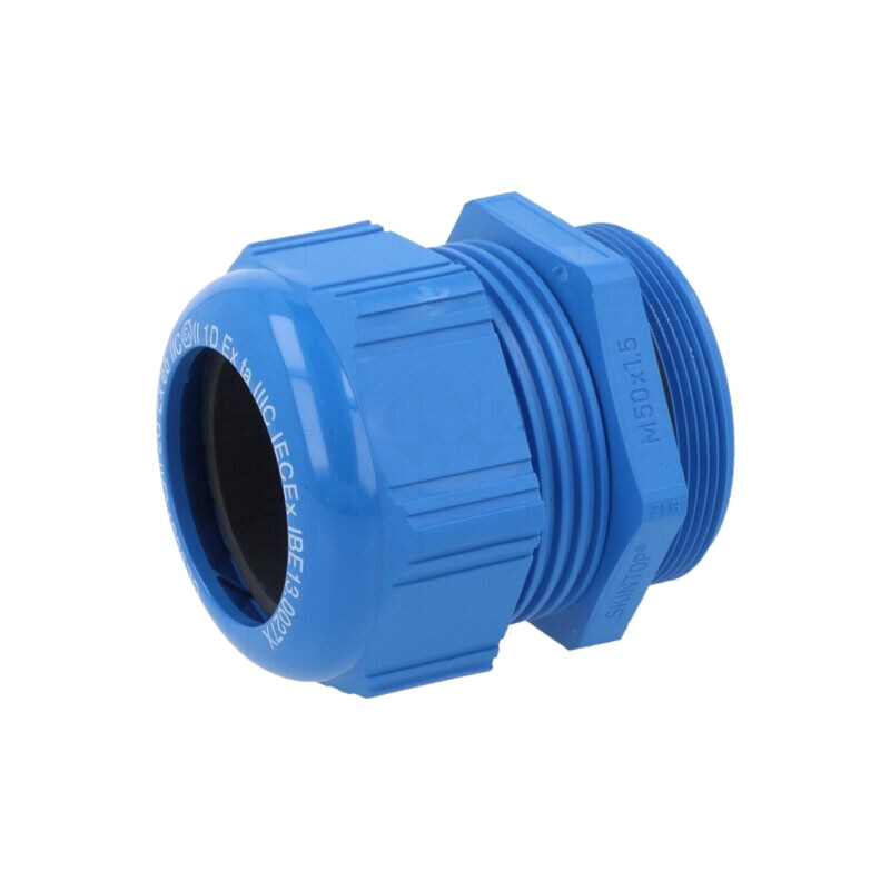 Garnitură de etanşare; M50; 1,5; IP68; poliamidă; albastră Garnitură de etanşare; M50; 1,5; IP68; poliamidă; albastră
